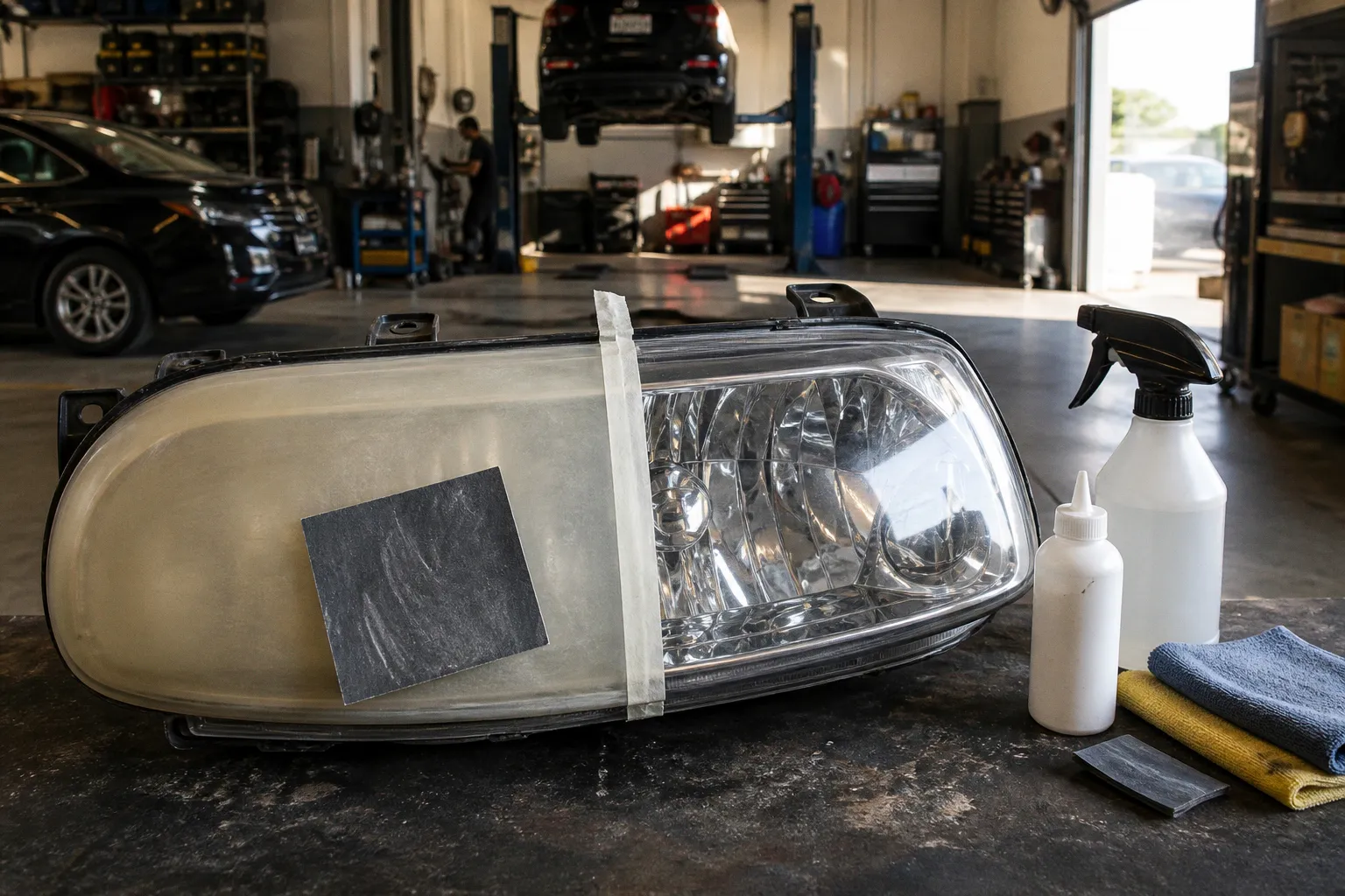 Headlight restoration kits: abrasive vs chemical methods