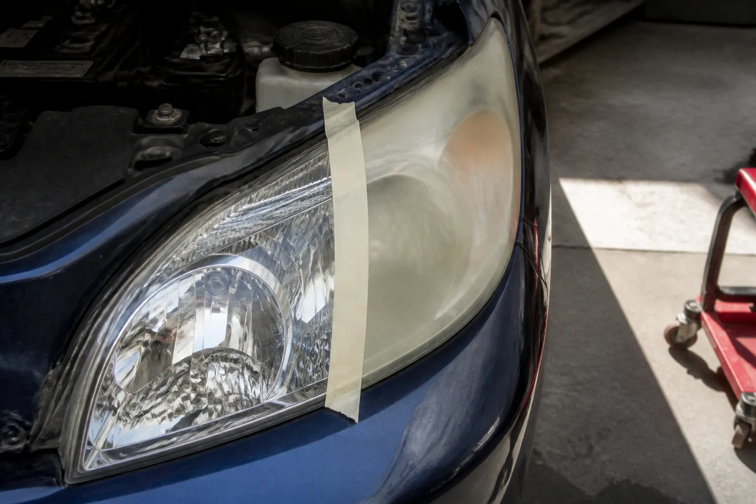 Headlight restoration: why do cleared lenses turn yellow again?