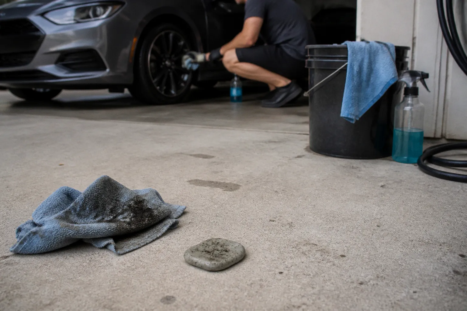 Is a dropped clay bar safe to reuse on car paint?