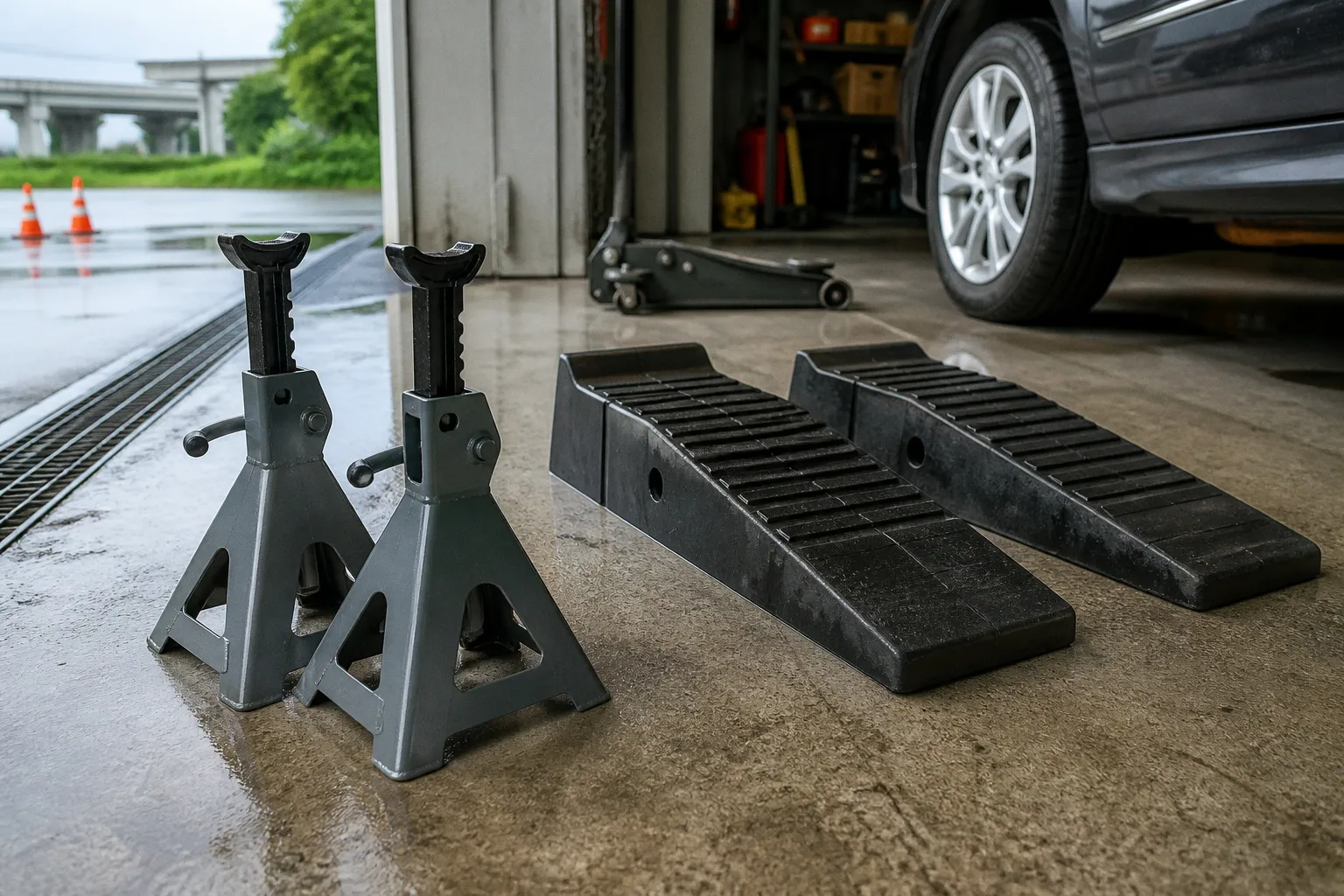 Jack stands vs ramps: safety and clearance differences