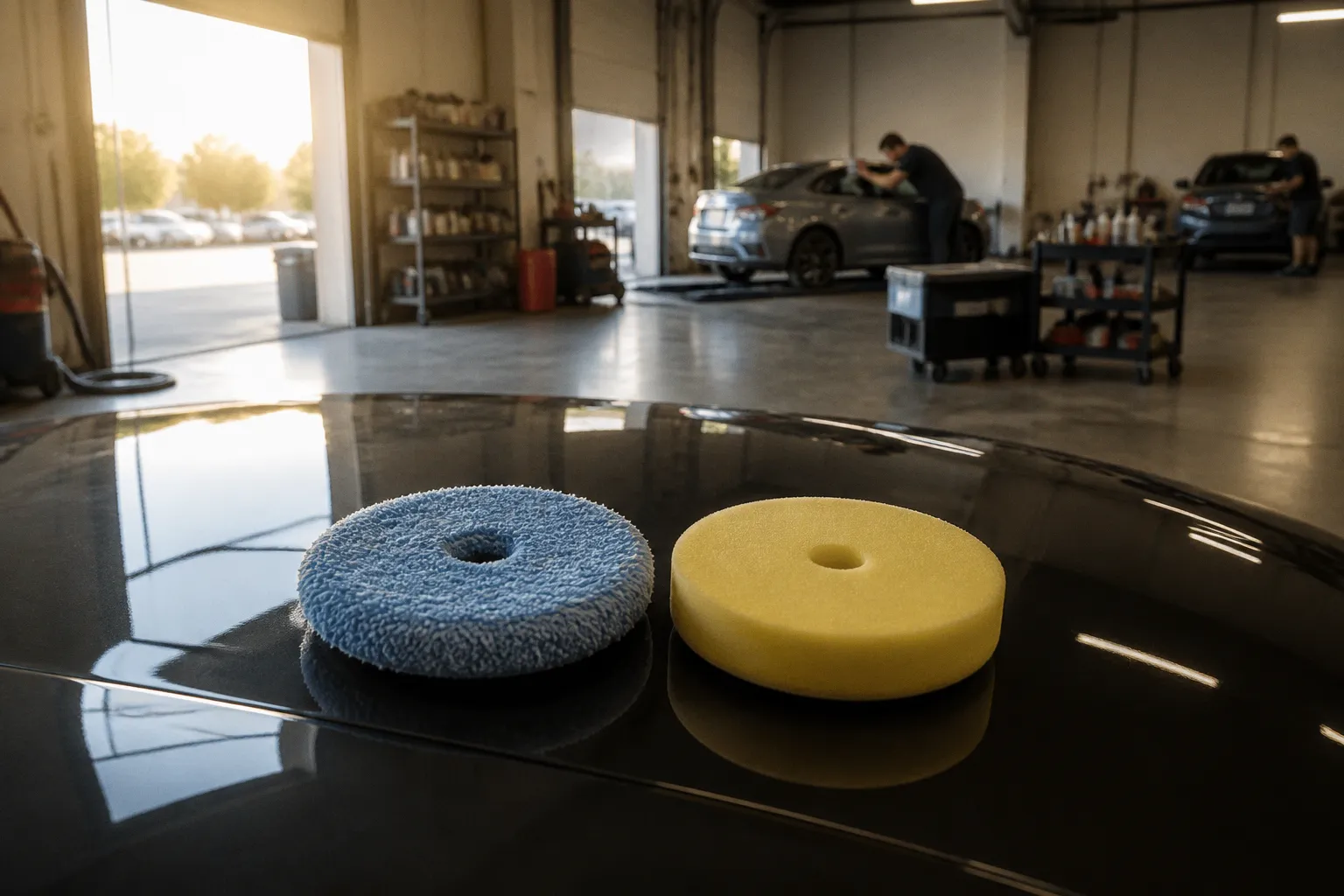Microfiber vs foam pads: paint correction comparison