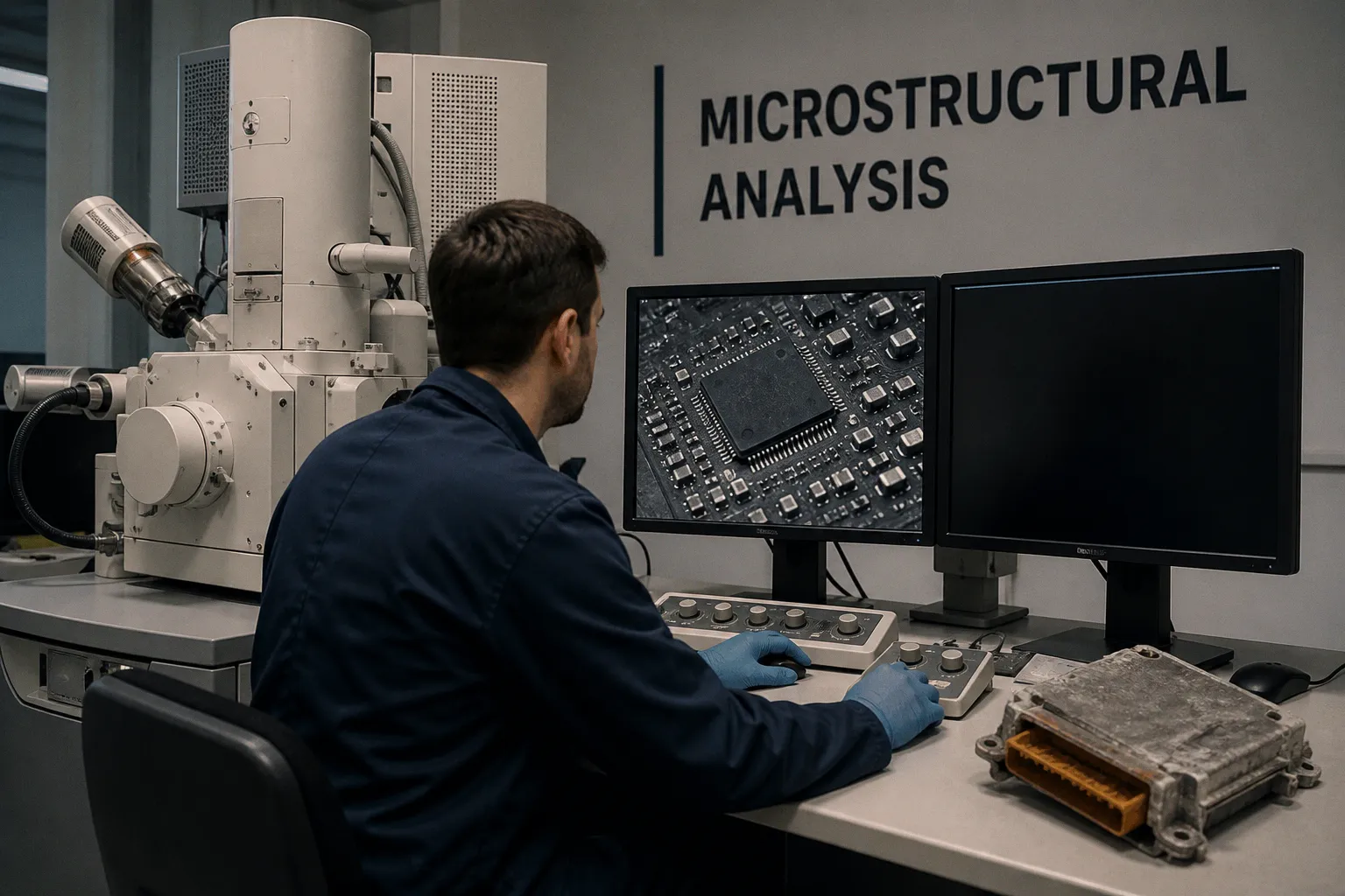 Recovering Crash Data from Destroyed SRS Modules Using SEM Imaging